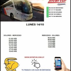 62ed. – INTERTUR HORARIOS