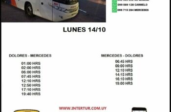 62ed. – INTERTUR HORARIOS